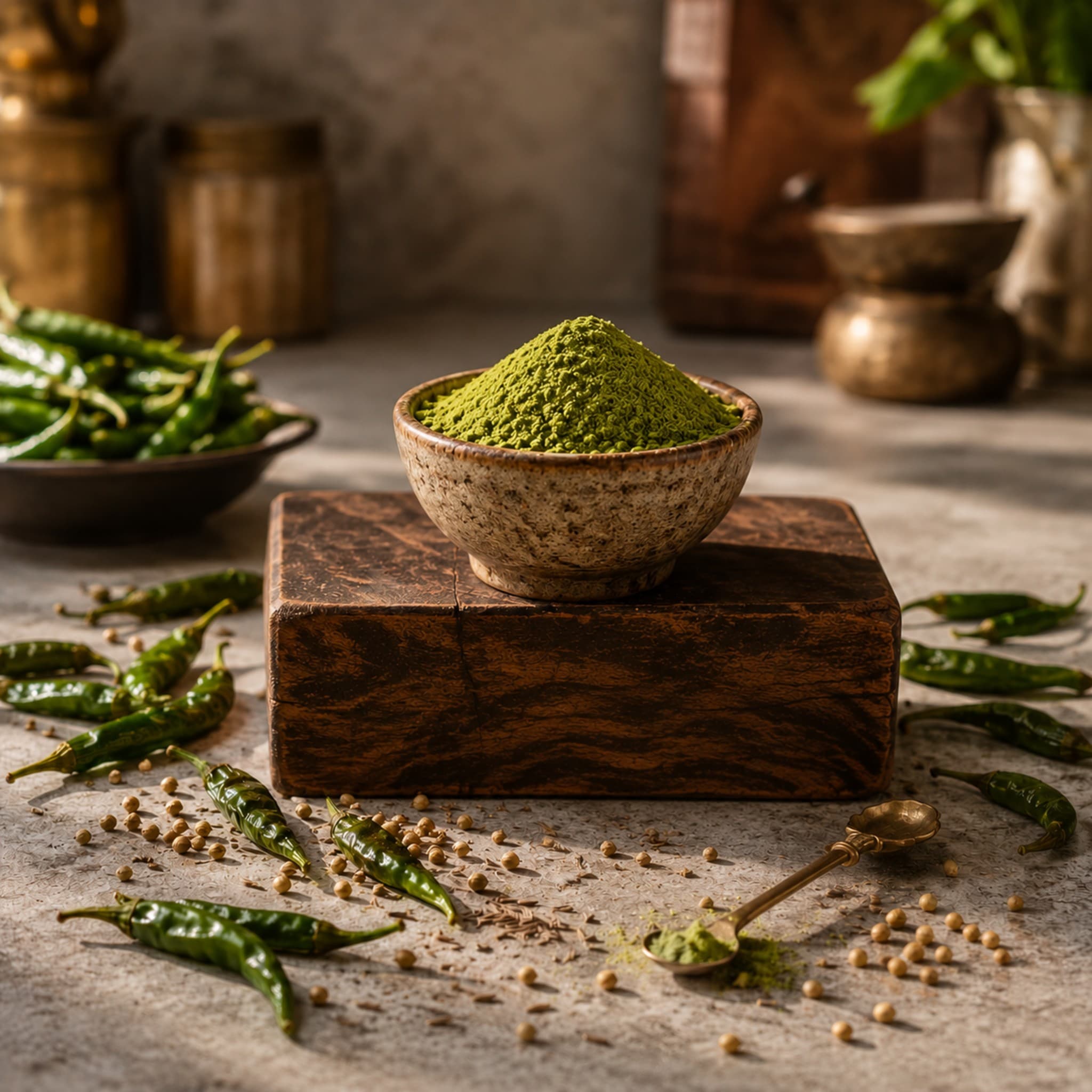 Green Chilly Powder Teja