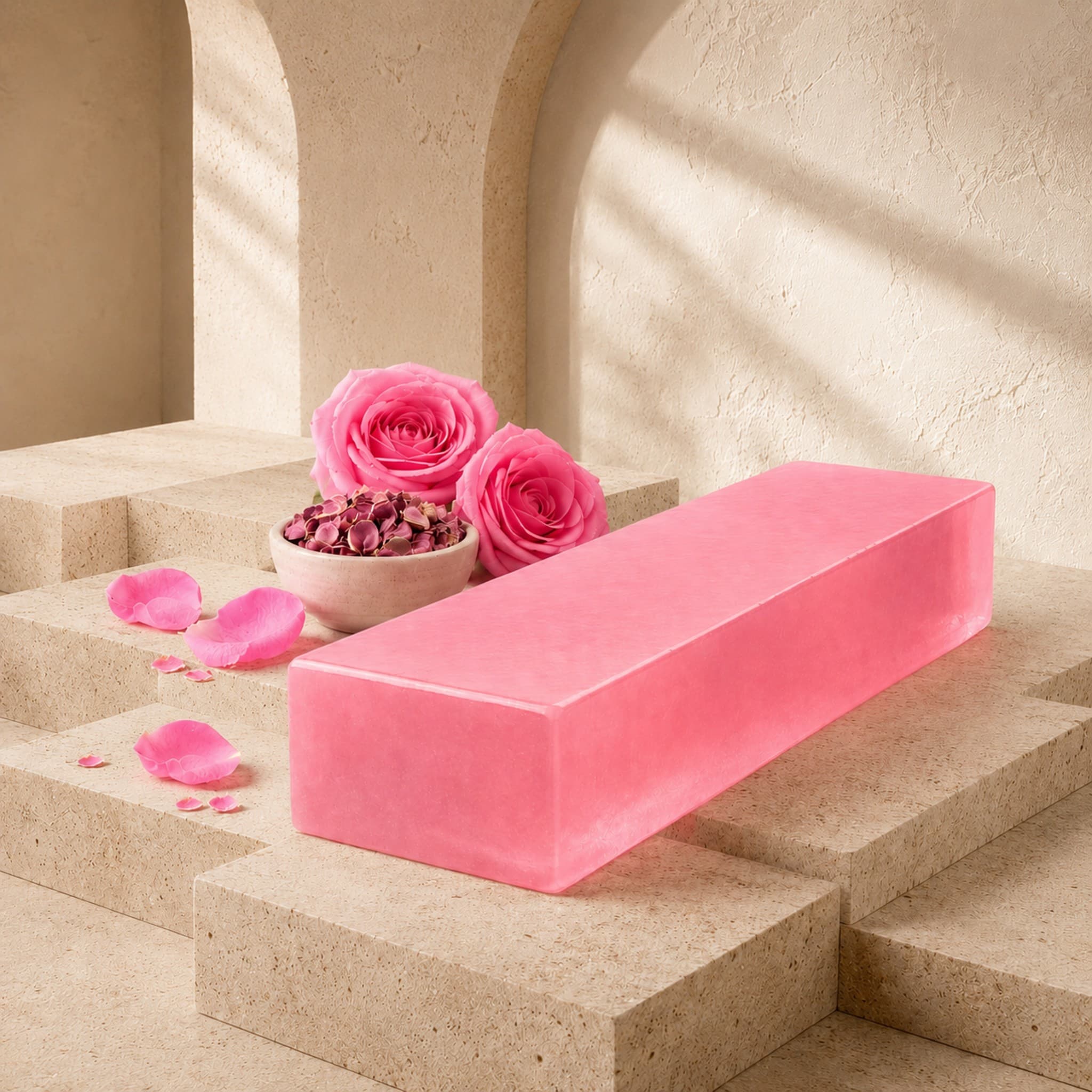 Rose Soap Base – Rose Pink Color