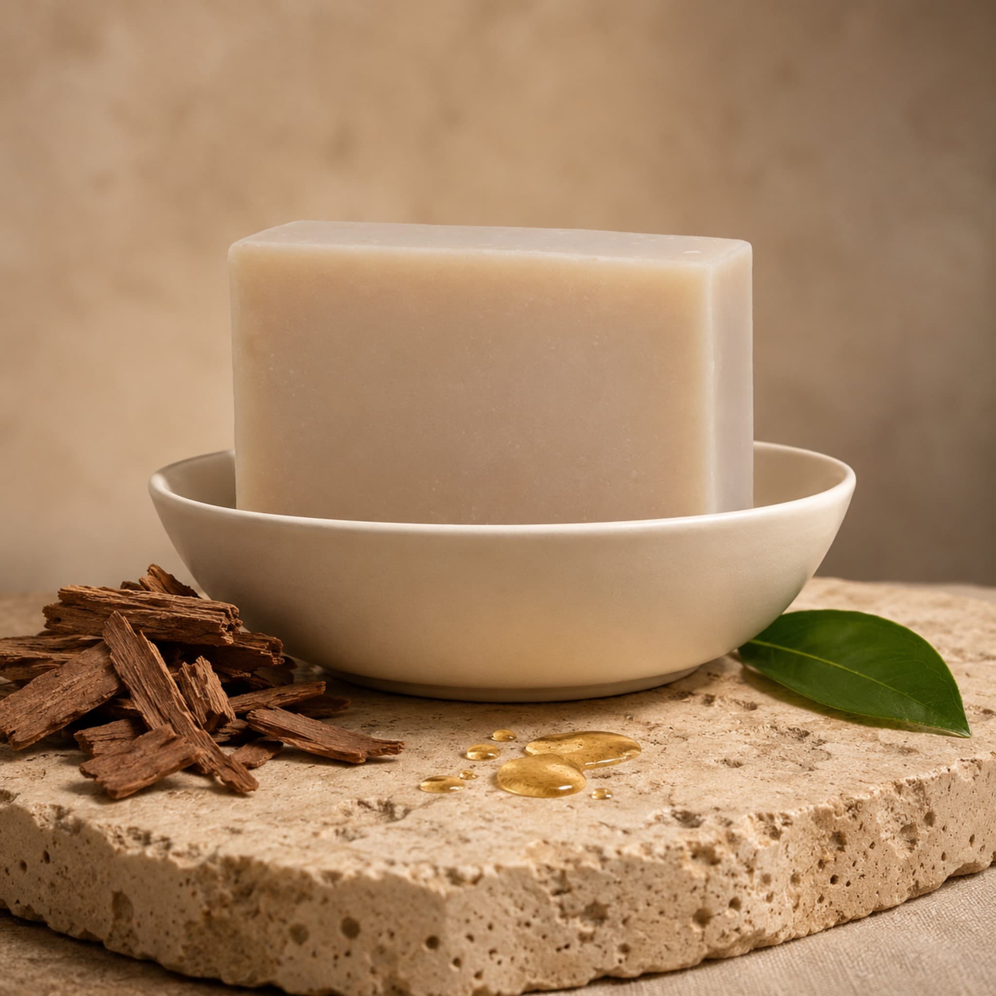 Sandal Soap Base – Sandal Color
